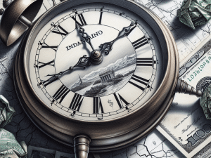 a close up of a clock with