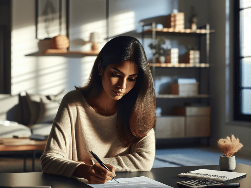 Emergency Loans for Utilities in New Mexico: Financial Relief Options 1 Person reviewing loan agreement