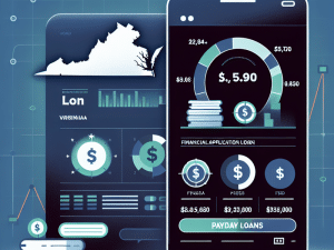 a smartphone displaying a payday loan 1