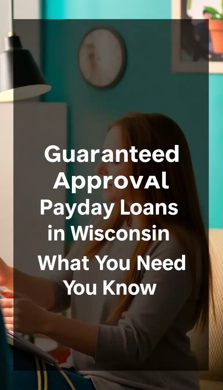 Guaranteed Approval Payday Loans in Wisconsin: What You Need to Know